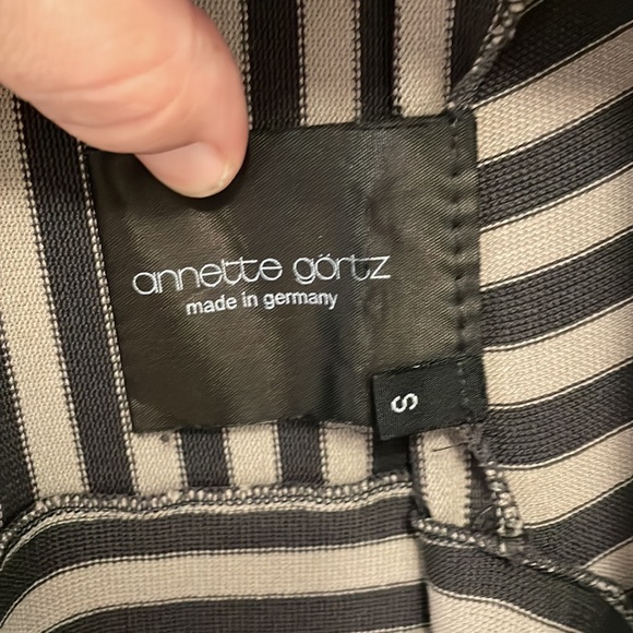 Annette Gortz striped sweater jacket size small - so unique and cute!! - Picture 4 of 16